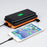 10000 mAh wireless induction solar charging treasure