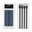 With Cable Four-wire Solar Energy Portable Battery For Mobile Phones