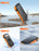 New Product Large Capacity 20000mAh 3 USB C Flashlight Ip67 Waterproof High-speed Wireless Charger Solar Power Bank